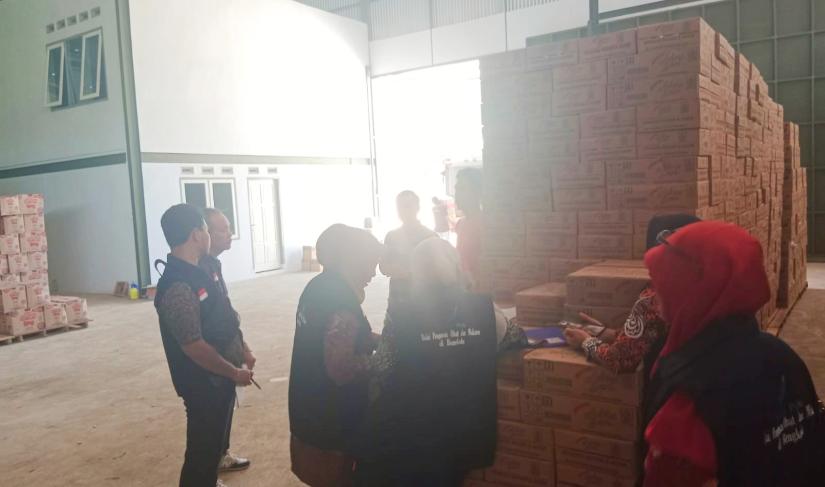 BPOM Bengkulu Memperketat Pengawasan Pangan Menyongsong Nataru 2023/2024.