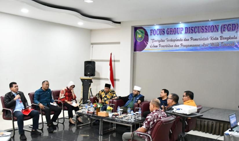 Forum Kordinasi Pimpinan Daerah (Forkopimda) Kota Bengkulu siap bersinergi membantu Pemkot Bengkulu dalam hal penertiban dan penyelamatan aset Foto/Dok