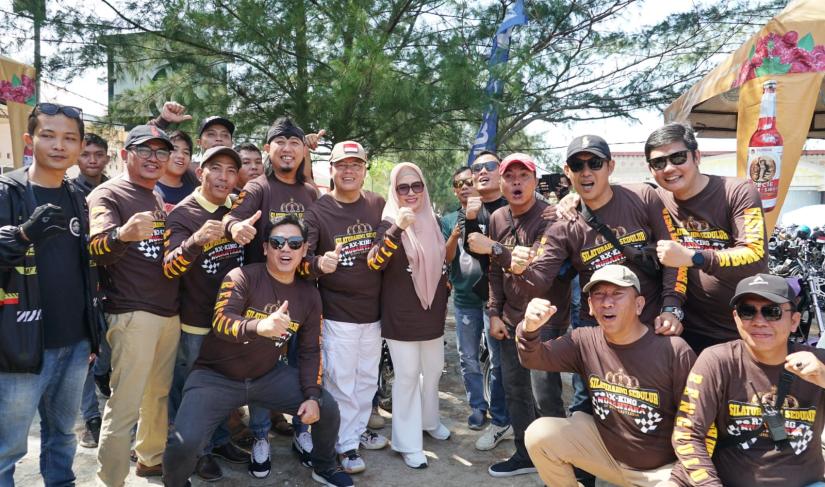 Gelaran Silaturahmi Sedulur RX King Nusantara di Bumi Rafllesia membanjiri lapangan Sport Center Pantai Panjang Bengkulu, Minggu (20/8/2023).