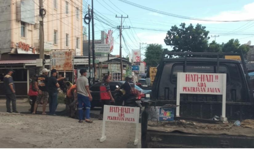 Pemkot Bengkulu Perbaiki Jalan Berlubang Jelang Lebaran