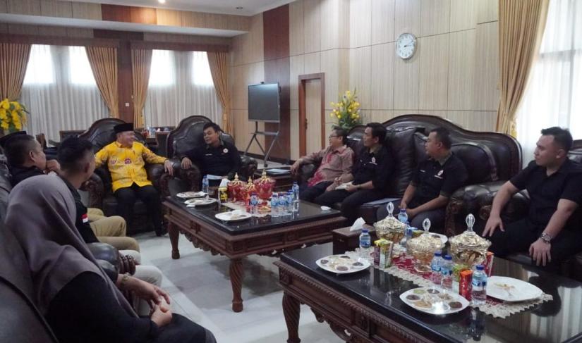 Gubernur Rohidin Sambut Audiensi Pengurus IPSI Provinsi Bengkulu untuk Periode 2023-2026.
