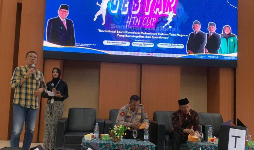 Anggota DPRD Provinsi Bengkulu, Sumardi saat Jadi Narsum di UINFAS