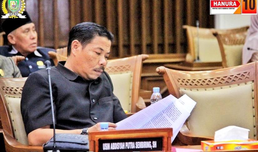 Usin Sembiring, Anggota DPRD Bengkulu Fraksi Hanura Foto/Dok