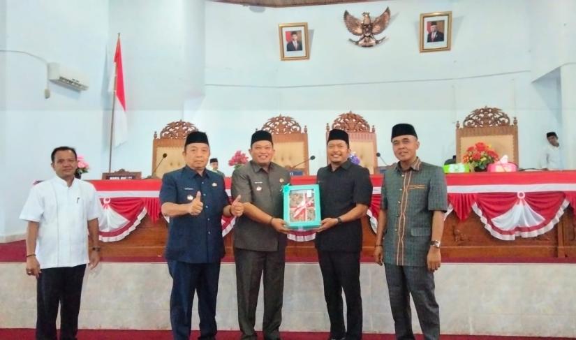 Bupati Seluma Erwin Octavian,SE dalam kesempatan yang di berikan  menyampaikan Laporan Keterangan Pertanggungjawaban (LKPJ) Bupati Seluma Tahun Anggaran 2022