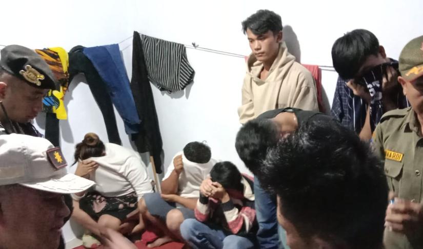  Operasi penyakit masyarakat (Pekat) yang dilakukan Satuan Polisi Pamong Peraja (Satpol PP) Kabupaten Kepahiang Rabu, April 2023 malam/ist/jack/