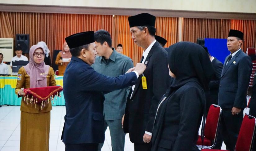 Pelatihan PKA angkatan VI di aula Badan Pengembangan Sumber Daya Manusia (BPSDM) Provinsi Bengkulu, Selasa (25/7/23).