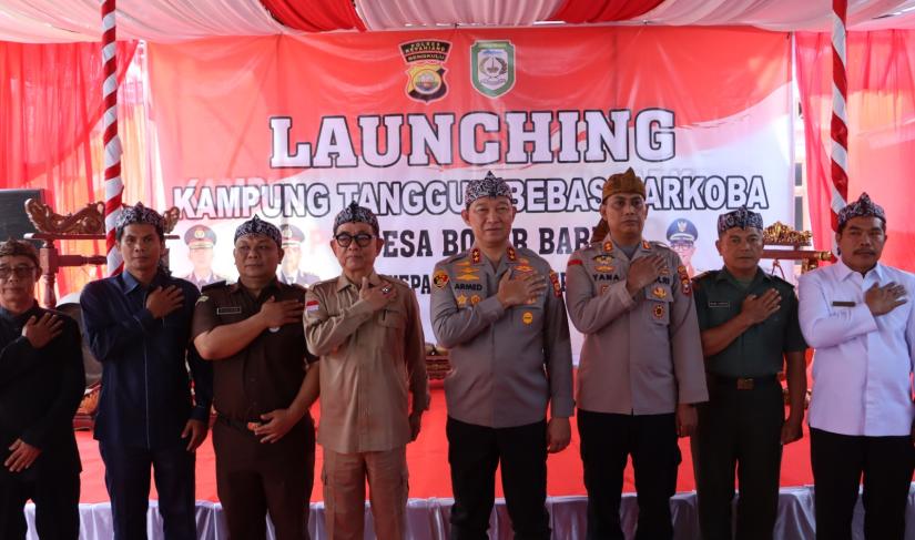 Launching Kampung Tangguh Bebas Narkoba yang dilaksanakan di Balai Desa Kampung Bogor Kecamatan Kepahiang Kabupaten Kepahiang,hari ini Rabu (30/8/2023).