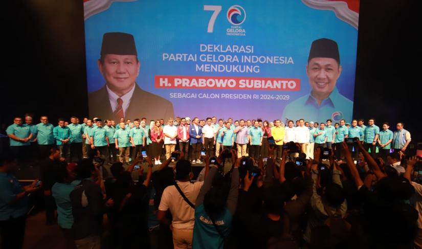 Gelora Talks bertajuk “Efek Deklarasi Prabowo sebagai Capres Gelora”, Rabu (13/9/2023) sore.