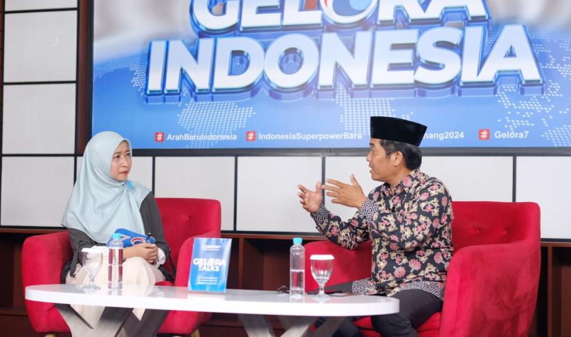Gelora Talks bertajuk 'Jelang Final Terbentuknya Koalisi Capres 2024', di Jakarta, Rabu (20/9/2023) sore.