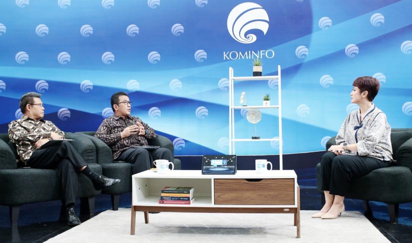 Diskusi bertajuk ‘Road to AIS Forum 2023: Atasi Permasalahan Kelautan Global’ yang digelar Forum Merdeka Barat 9 (FMB9) di Jakarta, Senin (25/9).