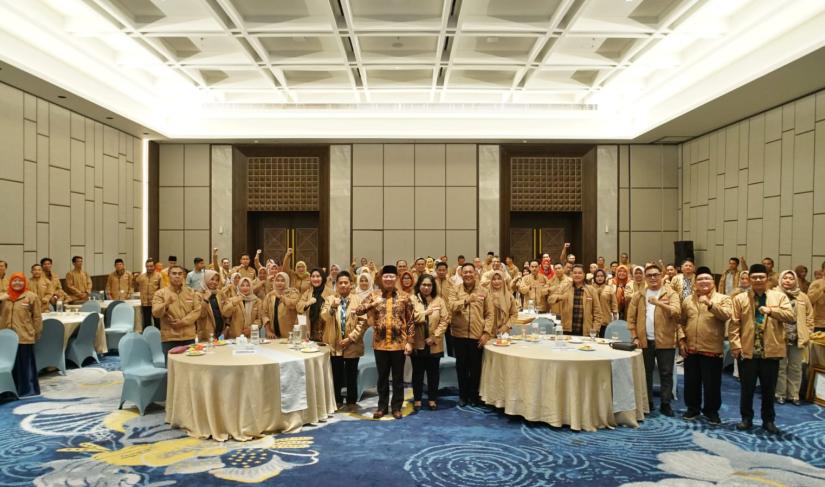 Kegiatan Refleksi dan Apresiasi Merdeka Belajar Tahun 2023 di Mercure Hotel Bengkulu, pada Kamis (21/12).
