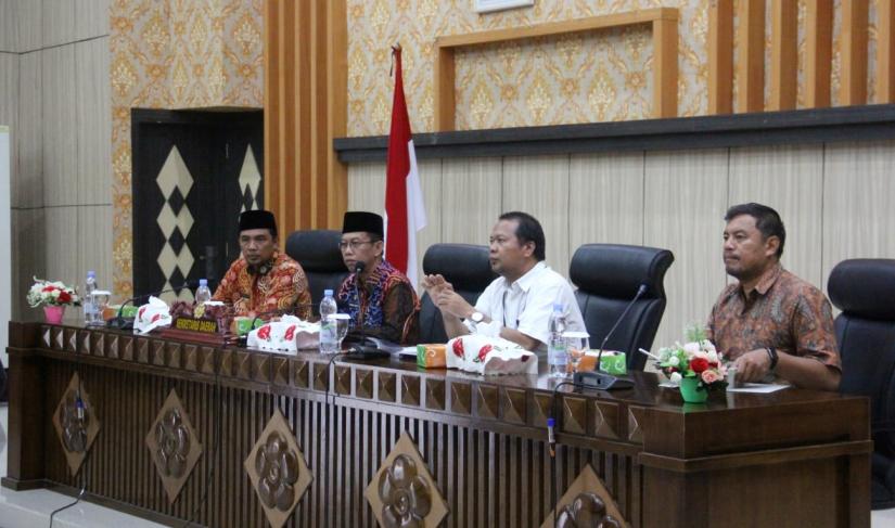 Focus Group Discussion (FGD) Dalam Rangka Kunjungan Lapangan untuk Mendukung Penyusunan Kajian Desain Mekanisme Hibah Konservasi Alam dan Perikanan Lestari (Blue Halo S) di ruang Pola Pemprov Bengkulu