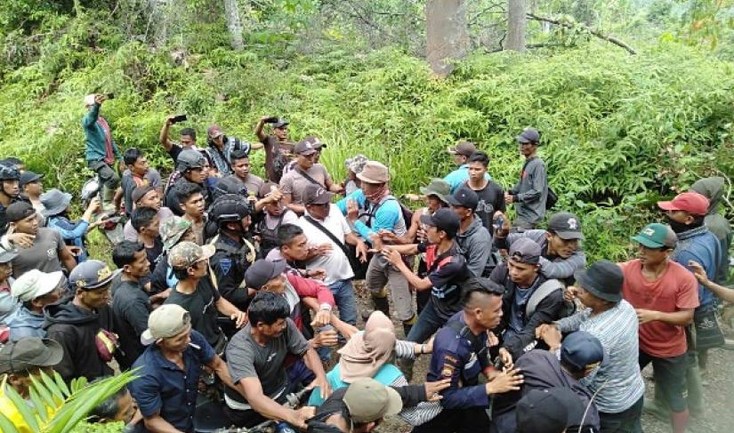 Bentrok PT DDp dan Petani Foto/Dok