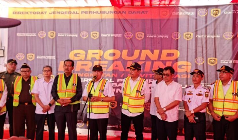 Ketua Komisi III DPRD Dampingi Gubernur Resmikan Ground Breaking, Pembangunan Terminal Air Sebakul