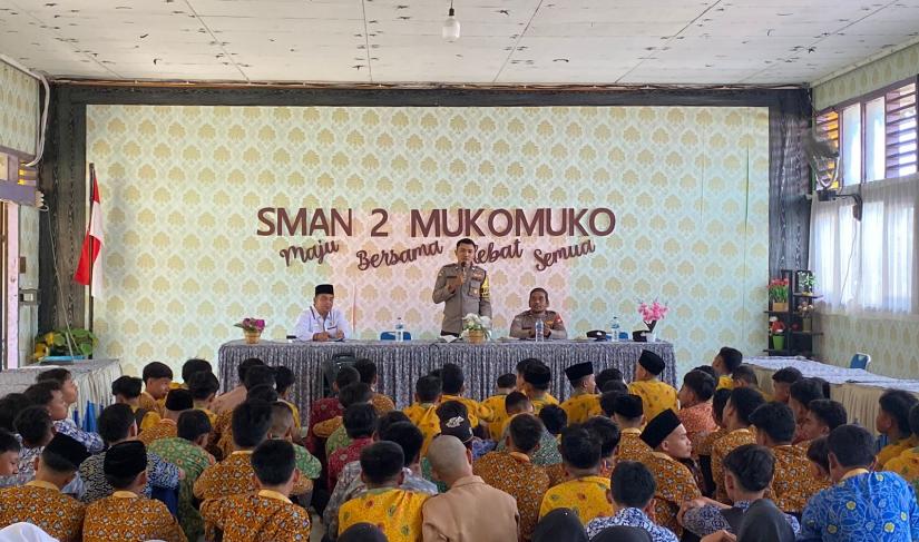 Polsek Mukomuko Selatan Gelar Penyuluhan Bahaya Narkoba di SMAN 2 Foto/DOK