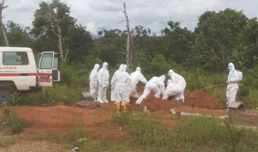 Dokumentasi pemakaman korban COVID-19 di Kota Bengkulu.