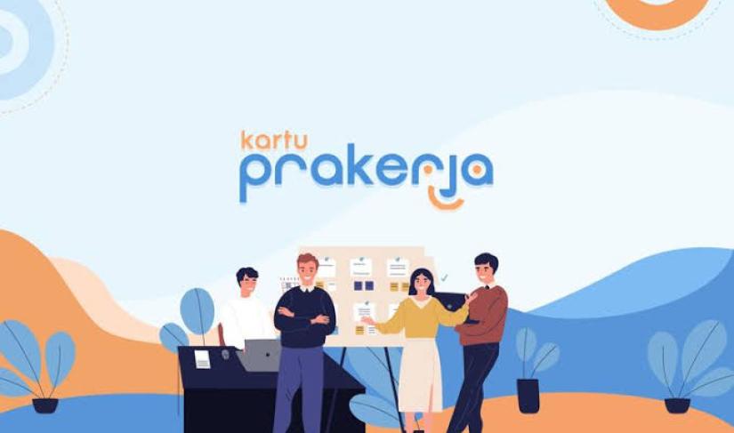 Ilustrasi program Kartu Prakerja.