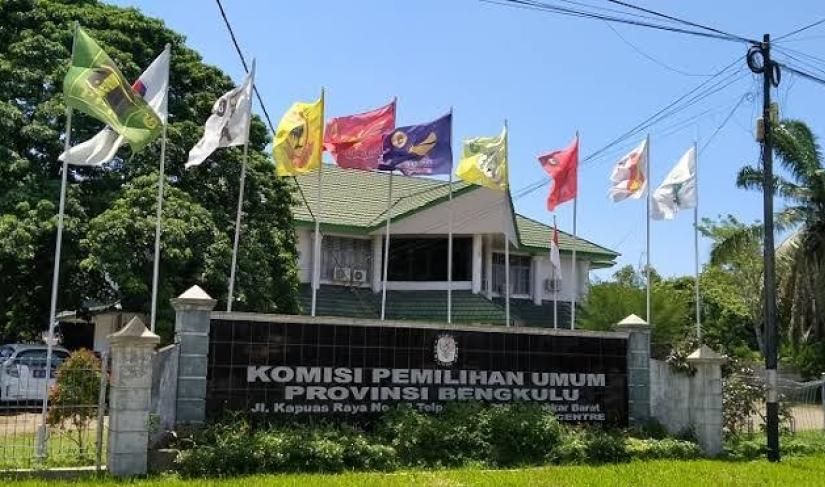 Kantor KPU Provinsi Bengkulu.