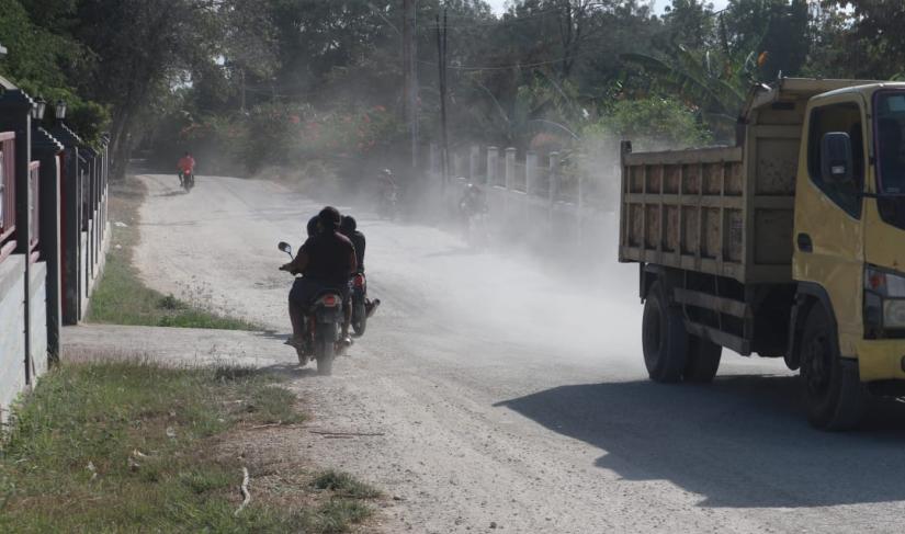 Ilustrasi jalan berdebu/dok.net