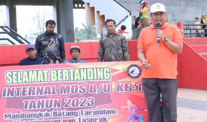 Sujono Dewan saat Buka Olahraga di Bengkulu Utara