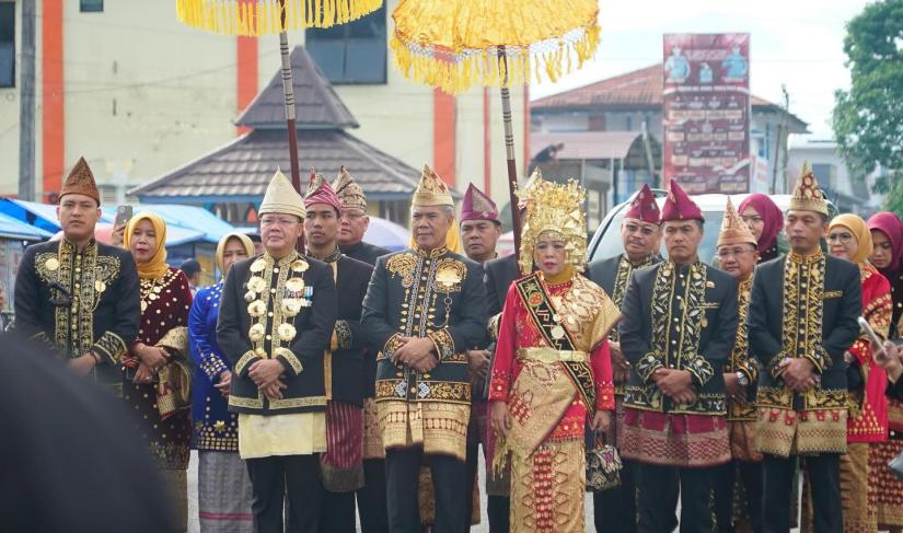 Gubernur Bengkulu Hadiri Perayaan HUT ke-144 Kota Curup, hari Rabu (8/5/2024).