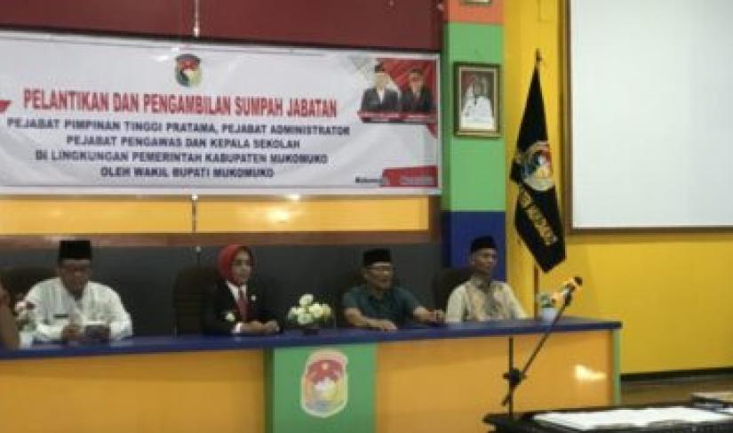 Mutasi Jabatan Oleh Pemkab Mukomuko Foto/DOk