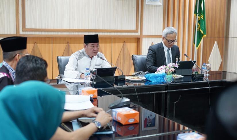 Diskusi penurunan stunting di Bengkulu.