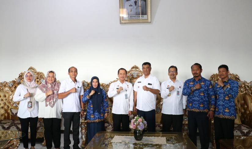 Audiensi Kemenkumham Bengkulu bersama Pemkab Bengkulu Tengah.