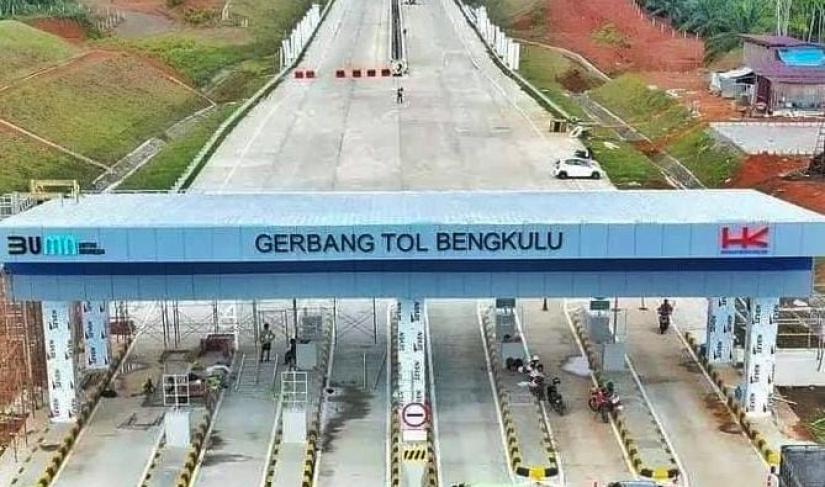 Gerbang Tol Bengkulu - Lubuklinggau. (dokumentasi/Hutama Karya).