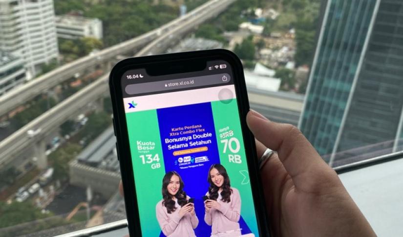 Layanan penjualan online “XL Store”. (foto:XL).