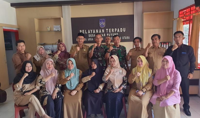 Bintara Kodim 0423/BU Menjadi Nara Sumber Kegiatan Pelatihan Ketahanan Pangan Nabati dan Hewani / Poto Redy Penarafflesia.com