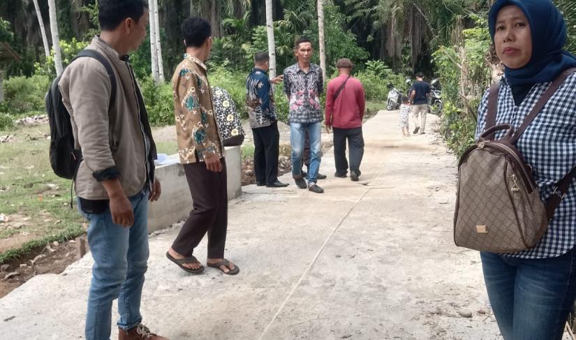 Sertifikasi kegiatan pembangunan lingkungan desa desa pasar tebat 2024, " Redy Penarafflesia.com "