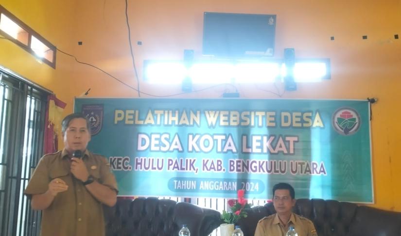 Pelatihan website desa, desa kota lekat." Redy Penarafflesia.com"