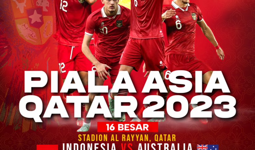Live streaming nonton Garuda Indonesia vs Australia di 16 besar Piala Asia. (Foto : Istimewa/Penarafflesia.com).