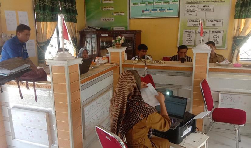 Kegiatan IDM Desa kertapati Dalam Rangka Pemutahiran data Desa