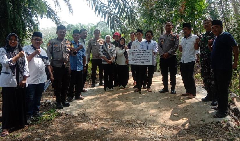 sertifikasi kegiatan dana desa tahun anggaran 2024, dan fisik dana Silpa tahun 2023. " Redy Penarafflesia.com "