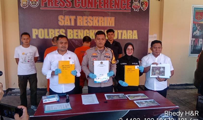 Diduga Melakukan Penyimpangan Dana Desa Oknum Kades Dan Sekdes Di Tahan Polres Bengkulu Utara."Redy Penarafflesia.com" 