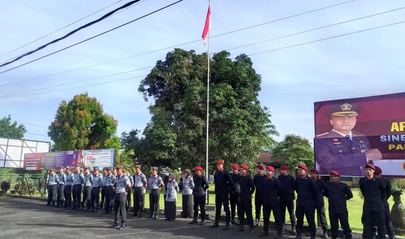 Apel Komitmen Bersama Pembangunan Zona Integritas Lapas Kelas Arga Makmur.