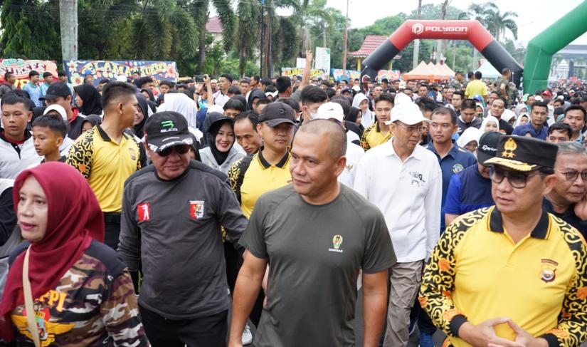 Wakil Gubernur Bengkulu saat membuka acara Hut Korem Ke 78 