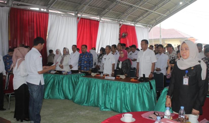 Ikrar Pemilu damai lintas sektoral di Bengkulu Tengah.