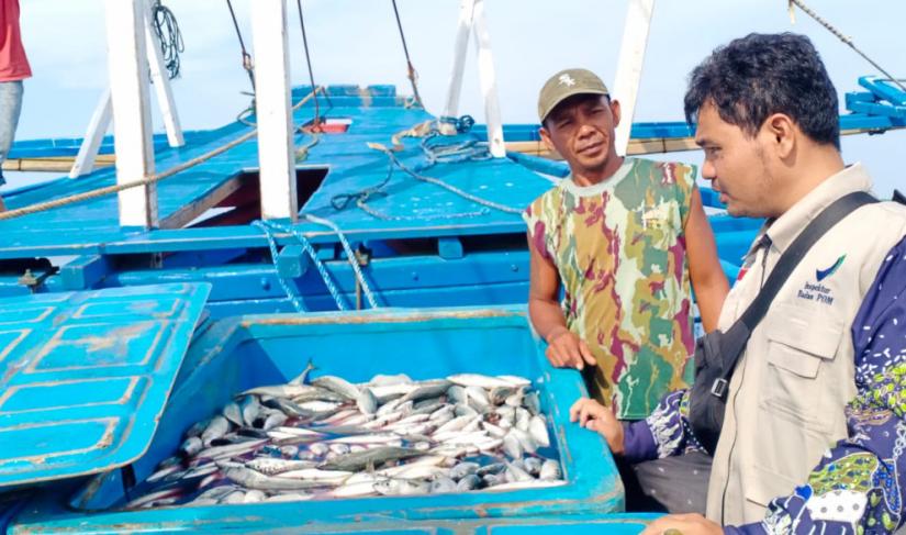 Petugas BPOM memeriksa kualitas hasil perikanan di Bengkulu. (foto: Fatmala/Penarafflesia.com).