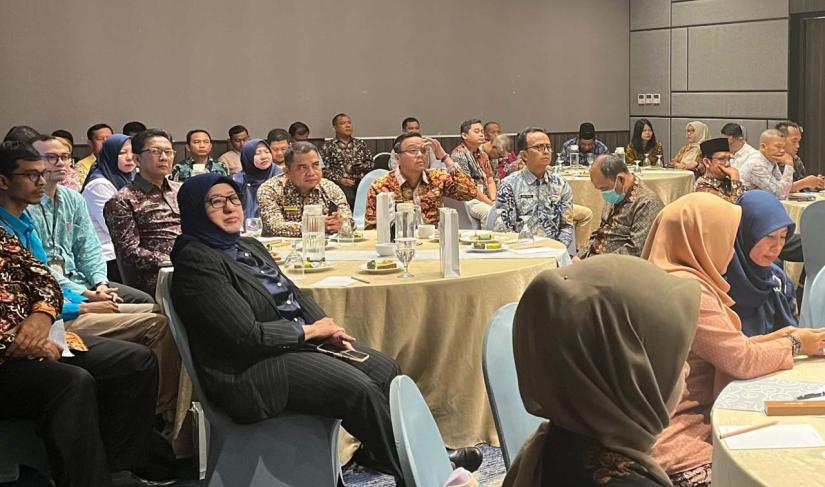 Kegiatan Focus Group Discussion (FGD) Jaminan Kesehatan Nasional (JKN) Tahun 2025, yang digelar di Hotel Mercure Bengkulu, Kamis (23/10/2025).