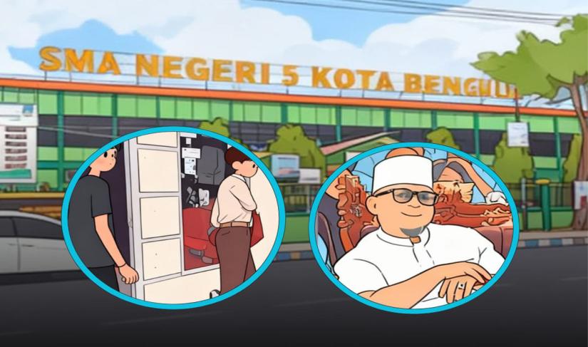 Ilustrasi Sekolah SMA 5 Kota Bengkulu