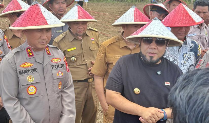 agung Bhayangkara Merah Putih resmi diluncurkan di Desa Kelobak, Kabupaten Kepahiang, Selasa (6/5).