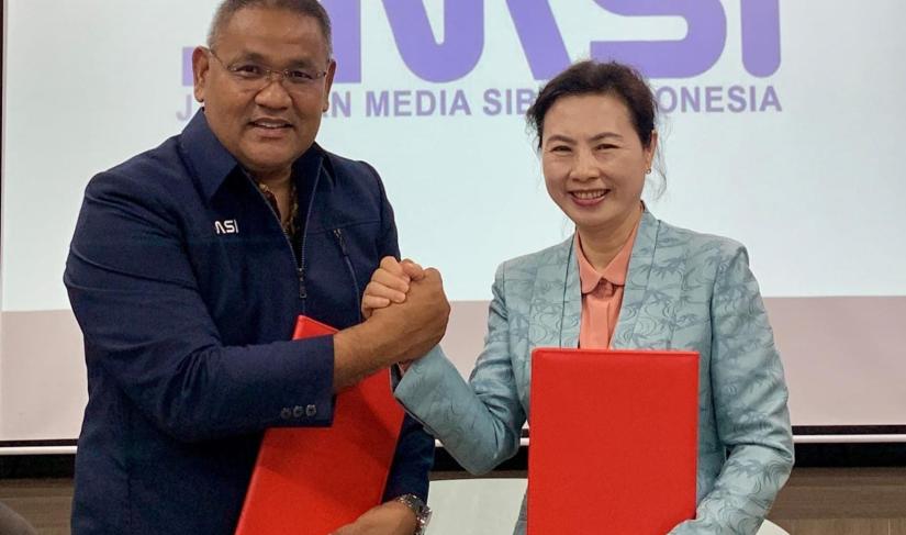 Dirikan Rumah Wartawan Tiongkok-Indonesia, JMSI dan ACJA tandatangani MoU.