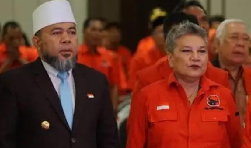 Konferda PDIP Bengkulu, Senin (20/10/2025).