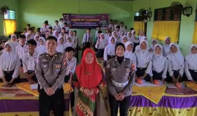Police Go To School di SMP Negeri 7 Kota Bengkulu, Kamis (13/11/2025).