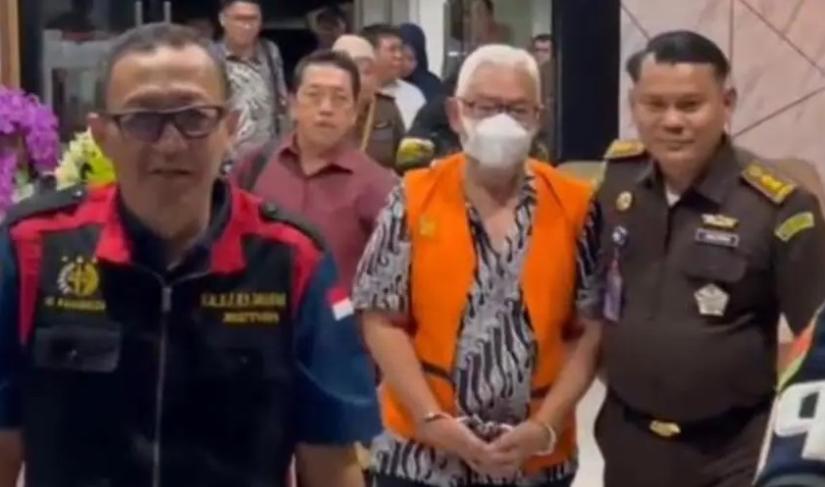 Tersangka yakni Hazairin Masrie dan Ahadiya Seftiana, Kamis, 23 Oktober 2025.