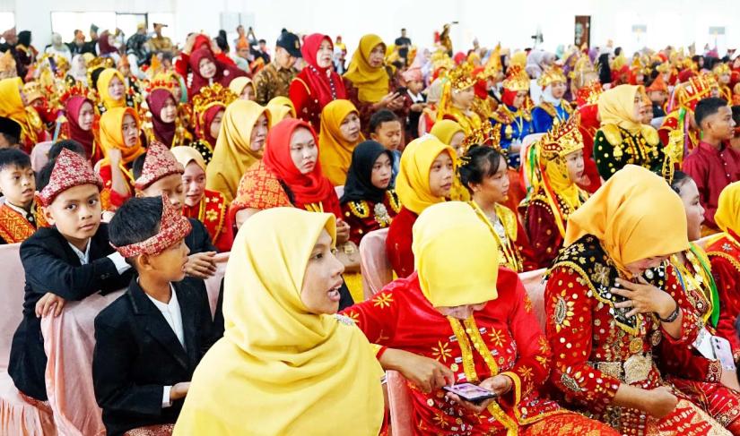 Festival Tunas Bahasa Ibu (FTBI) Tingkat Provinsi Bengkulu Tahun 2025 yang berlangsung di Asrama Haji Bengkulu, Senin (27/10/2025).