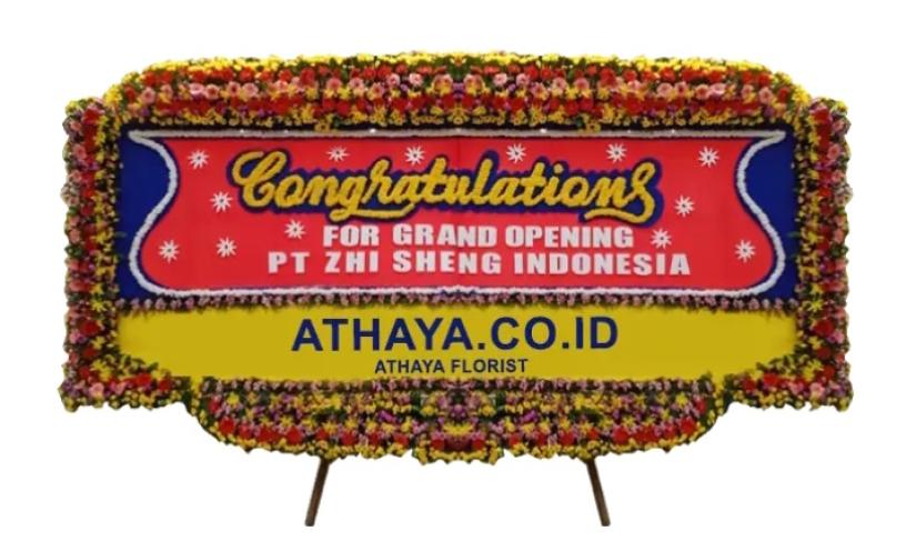 Karangan bunga Athaya.